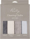 KAF Home Pantry Multipurpose Microfiber Textured Cleaning Cloth 4-Pack, 15 x 18-Inch, (1 Utility Cloth, 1 Stainless Steel Cloth, 1 Glass Cloth, 1 ...