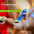 humangear GoBites Uno | Travel & Camping Utensils | Portable & Convertible Dining Ware | Multi-Functional Spork, Light Blue...