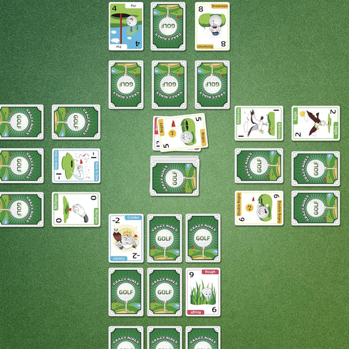 Crazy Nines Golf Card Game - Funny Card Games for Kids 8-12, Teens and Adults, The Perfect Family Card Games and Game Night Games for Groups Adult...