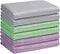 HOMEXCEL Microfiber Glass Cleaning Cloths-6PK, 16"x14" Lint Free Window Cleaning Cloth, Glasses, Mirrors, Screens, Stainless Steel, Premium Microf...