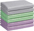 HOMEXCEL Microfiber Glass Cleaning Cloths-6PK, 16"x14" Lint Free Window Cleaning Cloth, Glasses, Mirrors, Screens, Stainless Steel, Premium Microf...