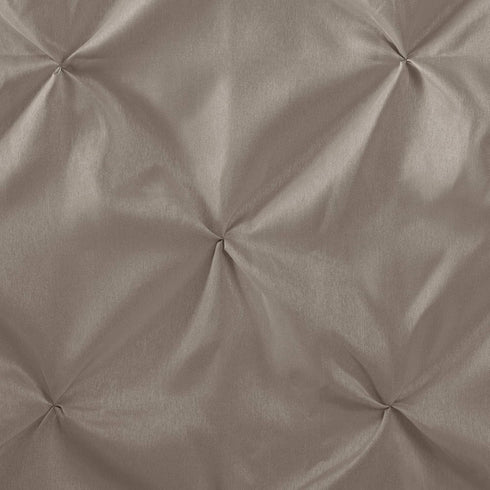 Madison Park Laurel Taupe Shower Curtain, Pieced Transitional Shower Curtains for Bathroom, 72 X 72, Beige...