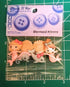 Mermaid Kisses Buttons by Dress it Up Buttons and Embellishments - 6 Pieces...