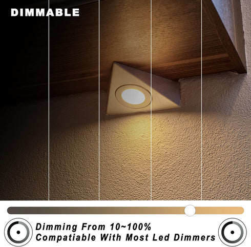 ALIDE 10Pack GU10 LED Light Bulbs Dimmable 50watt Equivalent, 2700K Soft Warm Light GU10 Bulb Replacement for Recessed Track Lighting, 5W LED Bulb...