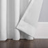 Sun Zero Hampshire Velvet Noise Reducing Thermal Extreme Total Blackout Back Tab Curtain Panel, 50" x 96", Pearl...