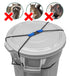 ENCASED Trash Can Lock for Animals/Raccoons, Bungee Cord Heavy Duty Large Outdoor Garbage Lid Lock ((Does NOT Include Trash Can))...