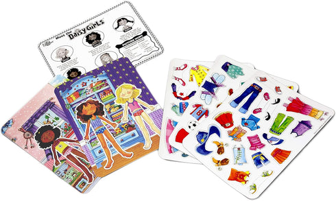 Bendon Daisy Girls Dress Up Magnetic Tin Playset with 3 Illustrated Magnet Sheets and Dual Playscenes TS Shure 50255, Multicolor...