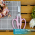 CYRUS Garden Shears Pruner Secateurs 7.5" Pruning Scissors with Integrated Stab Remover Flower Sharp Gardening hand tools Florist Bonsai Cutters R...