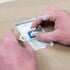 Legrand - OnQ RJ45 Keystone Insert, Cat 6 Keystone Jack, Terminate with Punch and Go Tool or Any 110 Punchdown Tool, Blue, 1 Count, WP3476BE...