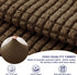 SUBRTEX Stretch Armrest Covers Spandex Arm Covers for Chairs Couch Sofa Armchair Slipcovers for Recliner Sofa with Twist Pins 2pcs (Coffee)...