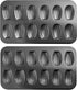Bellemain Madeleine Pan | 12-Well Madeleine Mold Makes 12 Madeleine Cookies | Nonstick Tea Cake Pan for Madeleines, Cakelet Pan | Warp-Resistant C...