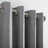 Sun Zero Columbia Thermal Insulated 100% Blackout Grommet Curtain Single Panel, 50" x 84", Gray...