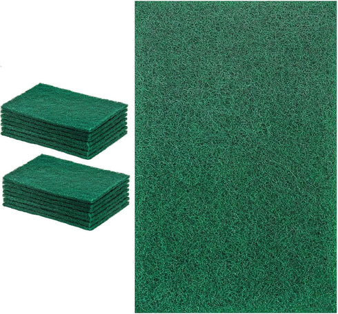 DecorRack 7 X-Large Scouring Pads 8.5" x 5.5" Extra Large Dish Pad for Heavy Duty Cleaning, 100% Bigger Than Standard Size (1 Pack)...