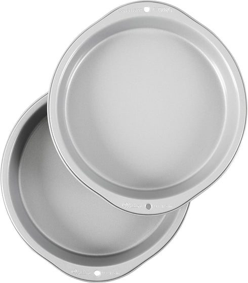 Wilton Recipe Right Non-Stick 9-Inch Round Cake Pans Set, 2-Piece, Steel...