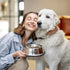 Funny The Boss Needs a Drink Engraved Stainless Steel Dog Bowl - Pet Food Dish Feeding for Dogs - Dog Water Dish - Durable Heavy Duty Pet Doglover...