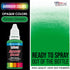 U.S. Art Supply Ready to Spray Grass Green Opaque Airbrush Paint - 8oz Bottle, Professional Grade Non-Toxic Water-Based Colors for Vibrant & Perma...