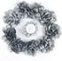 Worlds Gray Chiffon Ruffled Fabric Flower for DIY Handmade Decorative, Hair Clip,Scrapbooking and More Decoration 10PC (2-3/8" Inch)...