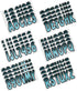 Hardline Products Series 200 Factory Matched 3-Inch Boat & PWC Registration Number Kit - BJBKG200...