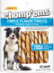 Westminster Pet Products Ruffin' It Chomp'Ems Triple Flavor Twist Chicken Bacon & Beefhide Snack, 5.4 Oz...