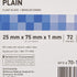McKesson Premium Microscope Slides, Plain, Float Glass, Beveled Edges, 25 mm x 75 mm x 1 mm, 72 Count...