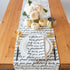 Thanksgiving Table Runner with Quotation (Off-White, 14x72 inch, Pack of 1) for Holiday, Halloween , Christmas , Wedding, Cocktail Party...