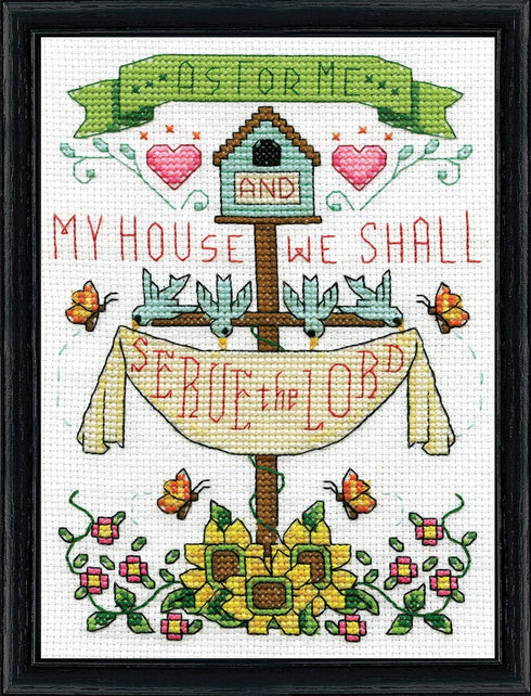 Design Works Crafts My House Counted Cross Stitch Kit, Multi...