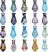 Baby Monthly and Holiday Milestone Sticker Ties by TurtleSurfers, A Stylish Baby Month Stickers Set for Baby Boys | 20 Different Designs Including...