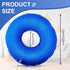 Zonon 2 Pieces Inflatable Donut Car Seat Inflatable Donut Cushion 15 Inch Round Ring Cushion for Tailbone Portable Pillows for Home Office Chair W...