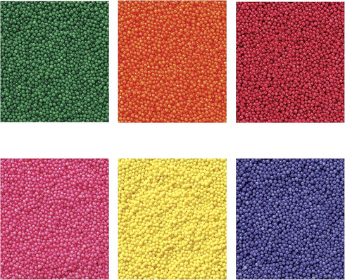 Wilton Nonpareils 6 Mix Sprinkle Assortment Baking Supplies, 3/(85 g), Orange, Kosher...