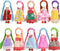Doll Clothes and Accessories - 3 inch Mini Doll - Handmade Doll Clothes for Gift, Include 10 Pieces Girl Small Dolls - 10 Sets Doll Clothes and 10...