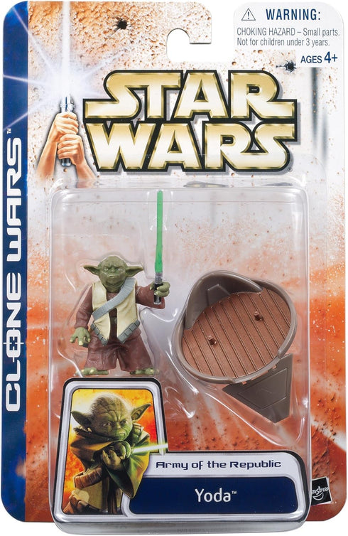 Star Wars Attack of The Clones Figure: Yoda (Clone Wars)...