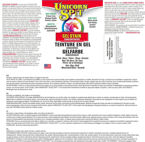 Unicorn SPiT 5770006 Gel Stain and Glaze, Zia Teal 4.0 FL OZ Bottle...