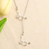 FUSTMW Happiness Serotonin Molecule Y Necklace Chemistry Jewelry Science Teacher Gifts for Science Lovers (25.5inches y necklace)...