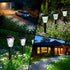 GIGALUMI Solar Outdoor Lights,Solar Lights Outdoor Waterproof 2 Pack,Cool White Solar Pathway Lights for Outside,Outdoor Lights Solar Powered Gard...