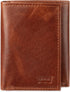 Levi's Men's Trifold Wallet-Sleek and Slim Includes Id Window and Credit Card Holder, Tan, One Size...