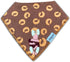 Brown Baby Bandana Bibs For Girls 5-Pack 100% Organic Cotton Drooling Teething Newborn 0-6 months Infant 6-18 months Toddler 18-36 month...