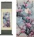 Chinese Landscape Painting Decor, Asian Decor for Home Beautiful Silk Scroll Painting Chinese Vertical Wall Art Oriental Wall Arat Hanging Paintin...