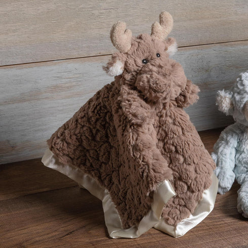 Mary Meyer Putty Nursery Stuffed Animal Security Blanket, 13 x 13-Inches, Moose...