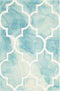 SAFAVIEH Dip Dye Collection 2' x 3' Turquoise/Ivory DDY535D Handmade Moroccan Watercolor Premium Wool Accent Rug...