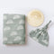 Miaoberry 100% Organic Cotton Muslin Blanket| Sage Green Rainbow Baby Swaddle Set| Newborn Boy Girl Unisex Neutral| Boho Vintage Monthly Picture B...