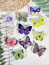 Green Nature Butterfly Phone Grip Stand, Cute Butterfly Cell Phone Holder,Collapsible Phone Charms Accessory,Expanding Kickstand Phone Grip with I...