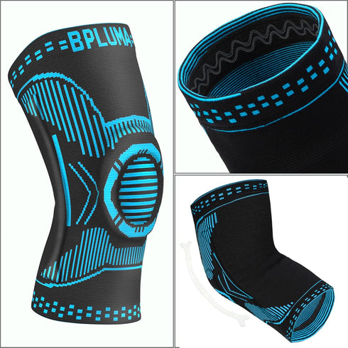 Bpluma Knee Brace for Knee Pain Men and Women, Knee Compression Sleeve for Torn Meniscus, Arthritis, Joint Pain?Knee Support for Working Out, Runn...