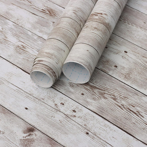 Heroad Brand Contact Paper for Cabinets Wood Peel and Stick Wallpaper Walls Countertops Realistic Decorative Shiplap Boards Self Adhesive 17.7''x6...