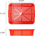Thunder Group Durable Plastic Basket, 550mm...