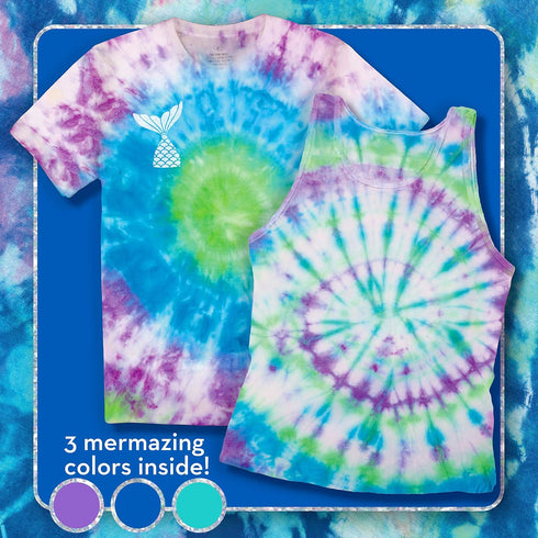 Just My Style Mer-Mazing Tie-Dye by Kit Horizon Group Usa, Create 15 DIY Tie Dye Projects. Kit Includes Gloves,Color Mixing Bottles,Mermaid Themed...