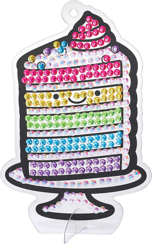 Creativity for Kids Big Gem Diamond Painting Kit: Sweets Stickers and Suncatchers - Diamond Art for Kids, DIY Stickers and Suncatcher Kit for Girl...