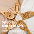 Premium Mother’s Day Bamboo wooden spoons for cooking - ideal wooden cooking utensils set Gifts For mom From Daughter - Wood Spoons for Cooking - ...