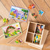 Melissa & Doug Dinosaurs 4-in-1 Wooden Jigsaw Puzzles in a Storage Box (48 pcs) - FSC Certified...