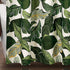 Lush Decor Tropical Paradise Shower Curtain - Fabric Leaf Rainforest Island Print Design, 72" x 72", Green...