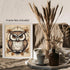 Posterizer 1 pcs- Brown owl poster with wild brown flowers-Art for Animal Lovers-Floral Botanical Art- Gift for Men Women Entrepreneur Teens-Decor...